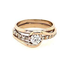 14k Sirena  Bypass 5/8th TCW Diamond Ring‎